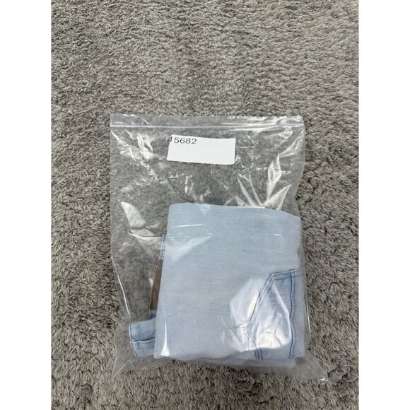 Vtg Jordan Craig Jean Shorts Mens 40 Light Wash Distressed Hip Hop Skater Denim - Picture 10 of 11